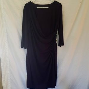 Black Label by Evan-Pivone Dress size 14 Purple